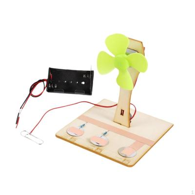 Набор для сборки DIY-вентилятора, Веселый ручной проект по физике STEM для мальчиков и девочек, Дети
