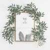 Wedding Background Vine With Eucalyptus Leaves For Photography And Home Decor 172cm