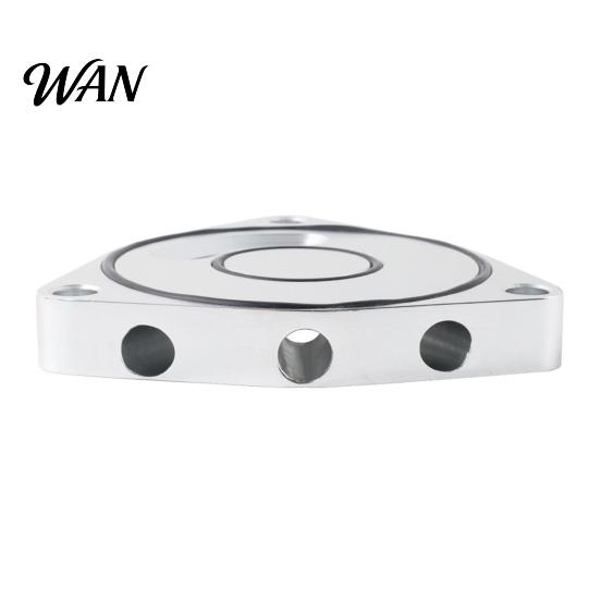 Double-layer Sealing Ring Gasket Turbo BOV Plate for Honda Civic 2015-2021 1.5T, CNC Aluminum Alloy Blow Off Valve Replacement, Exhaust Seal Pressure