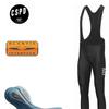 Unisex Cycling Bib Tights With Gel Pad Road Bike Riding Cotton Blend Moisture Wicking