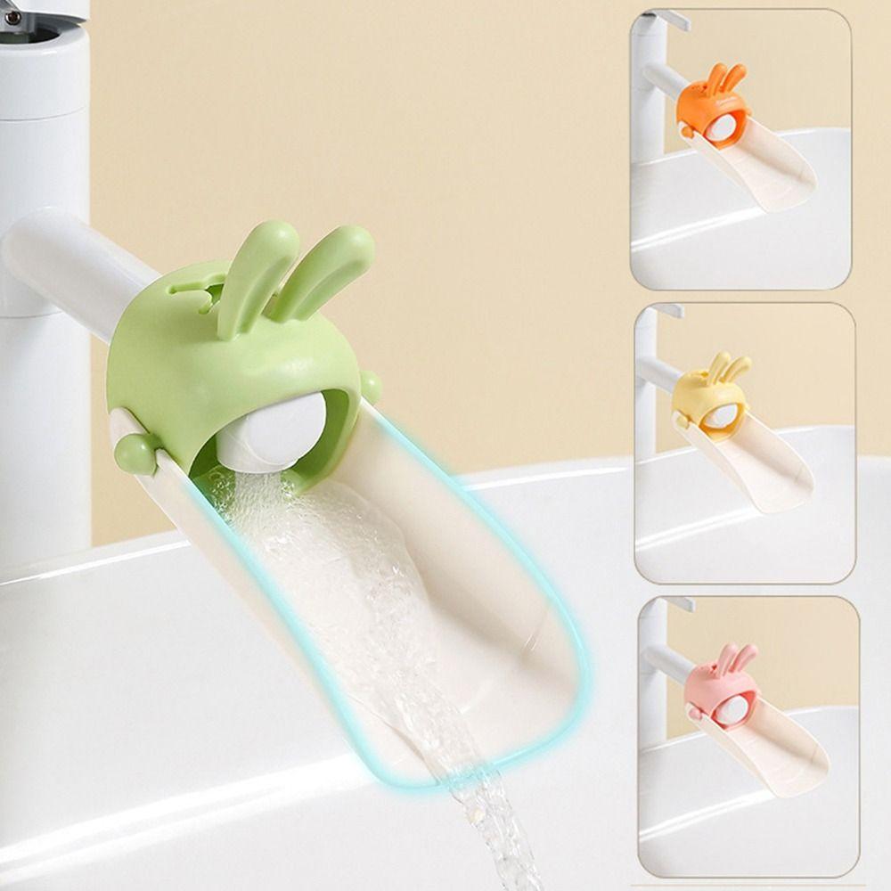 Hand Washing Water Nozzle Guide Sink Rabbit Shape Water Faucet Extension Faucet Extender  Bathroom