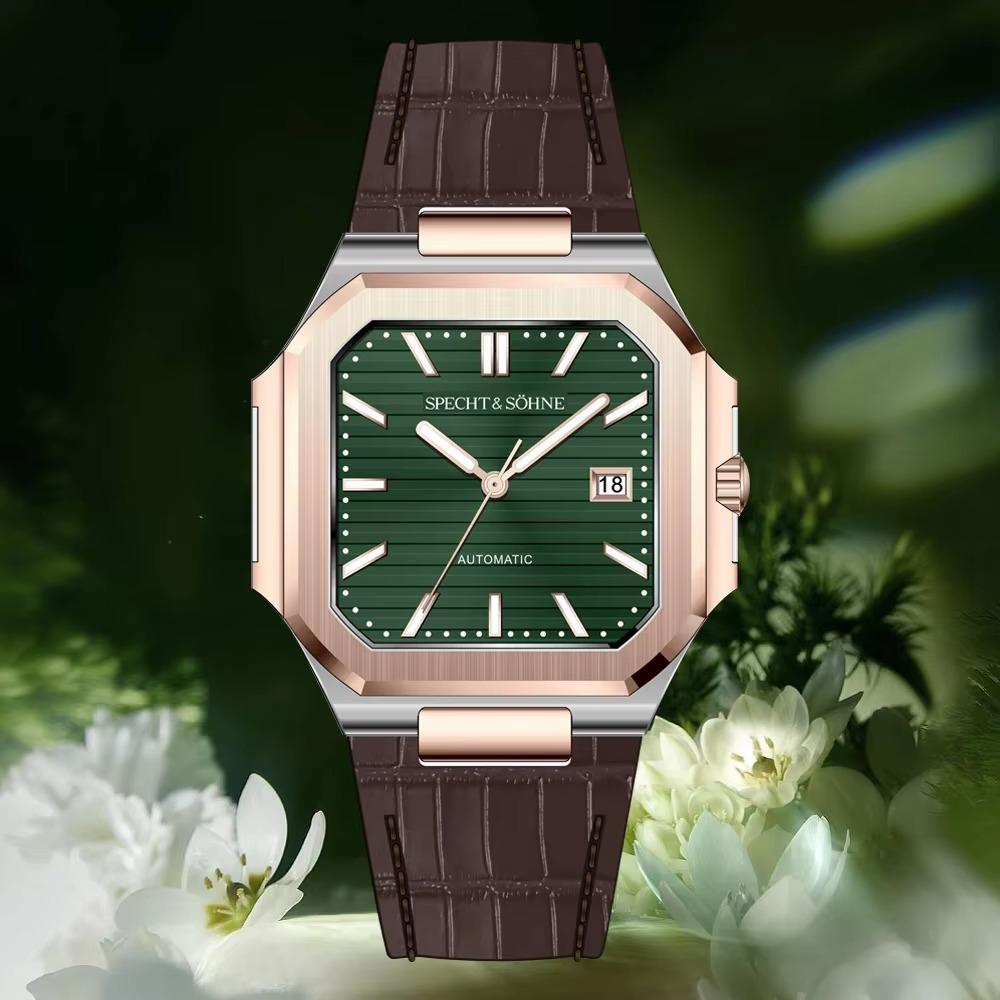 2026 Specht & Söhne New Fashion Luxury Cubic 5821 Mechanical Watch For Men Sapphire Crystal Automatic Watch 50M Waterproof 41MM