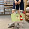 Message Bag Fruits Shoulder Bag Solid Color Nylon Tote Bag Fashion Funny Handbag  Travel