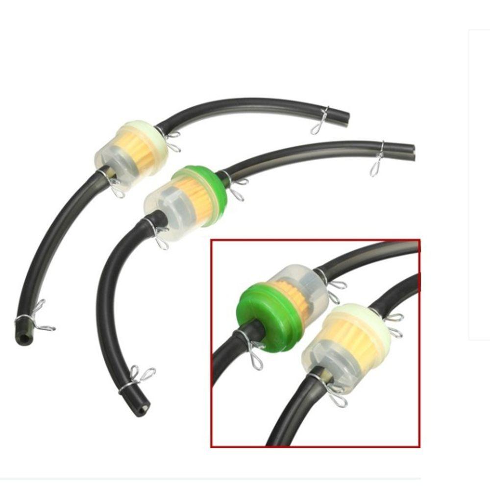 Color ATV Inline Gas Motorcycle Magnet Fuel Filter Quad Scooter Gasoline Clear Cleaner Petrol Pipe