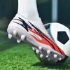 32-47 футбольные бутсы унисекс с низким верхом и длинными шипами для мальчиков и девочек, практичная тренировочная обувь с искусственной травой