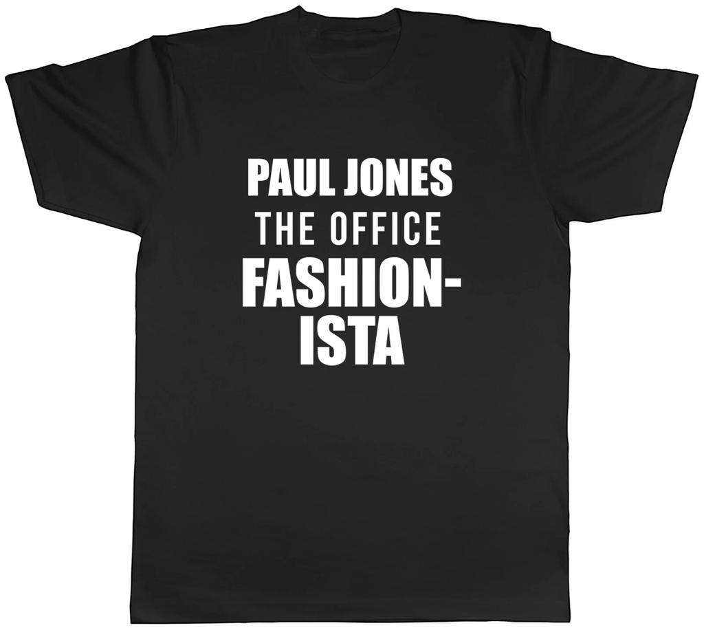 Personalised The Office Fashionista Mens Unisex T-Shirt Tee