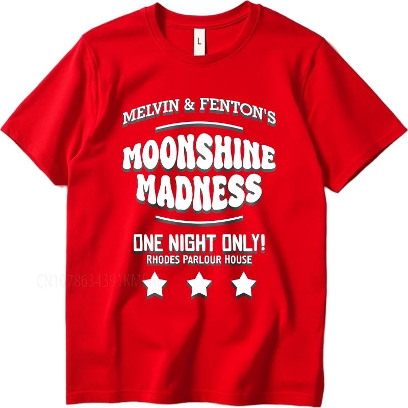 Унисекс летняя Для мужчин футболка Melvin And Fentons Moonshine Madness Только Одна Ночь Rhodes Parlour House С коротким рукавом Новое Поступление