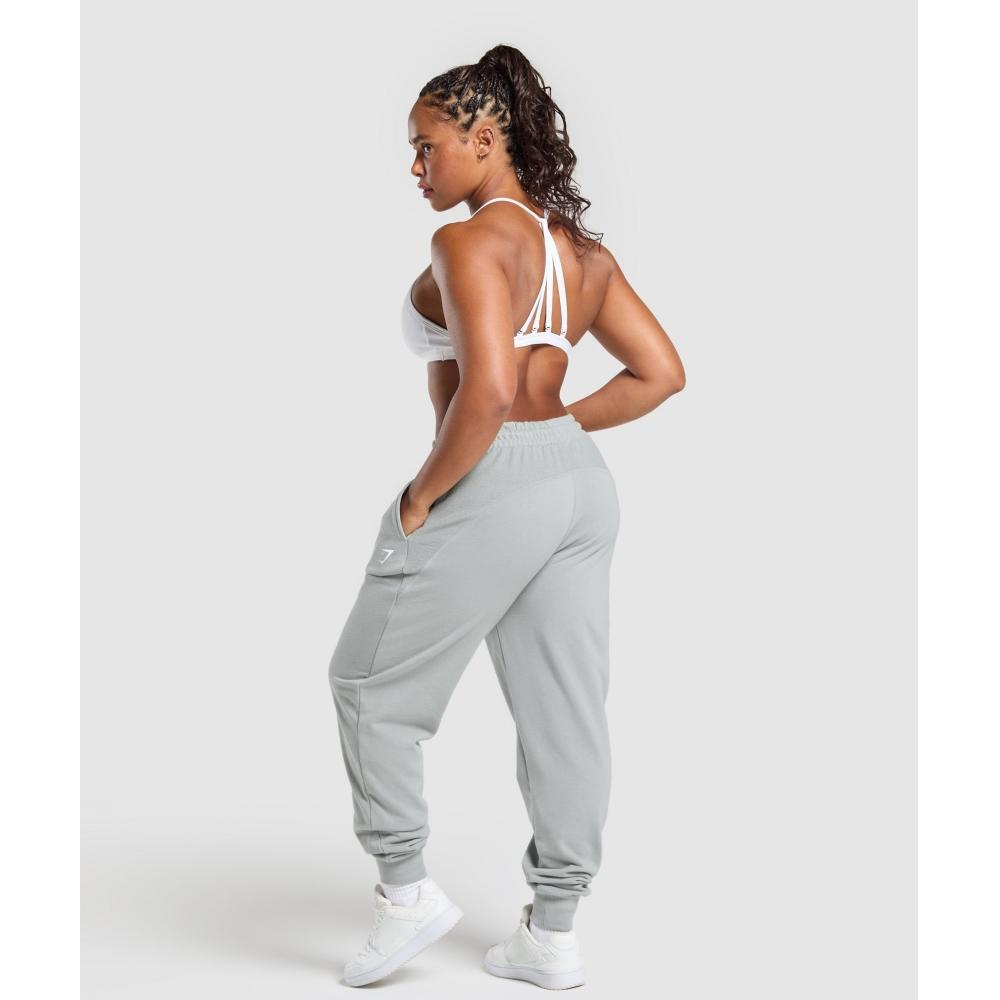 Gymshark Power Joggers Silver Grey B3a4s Gcb1