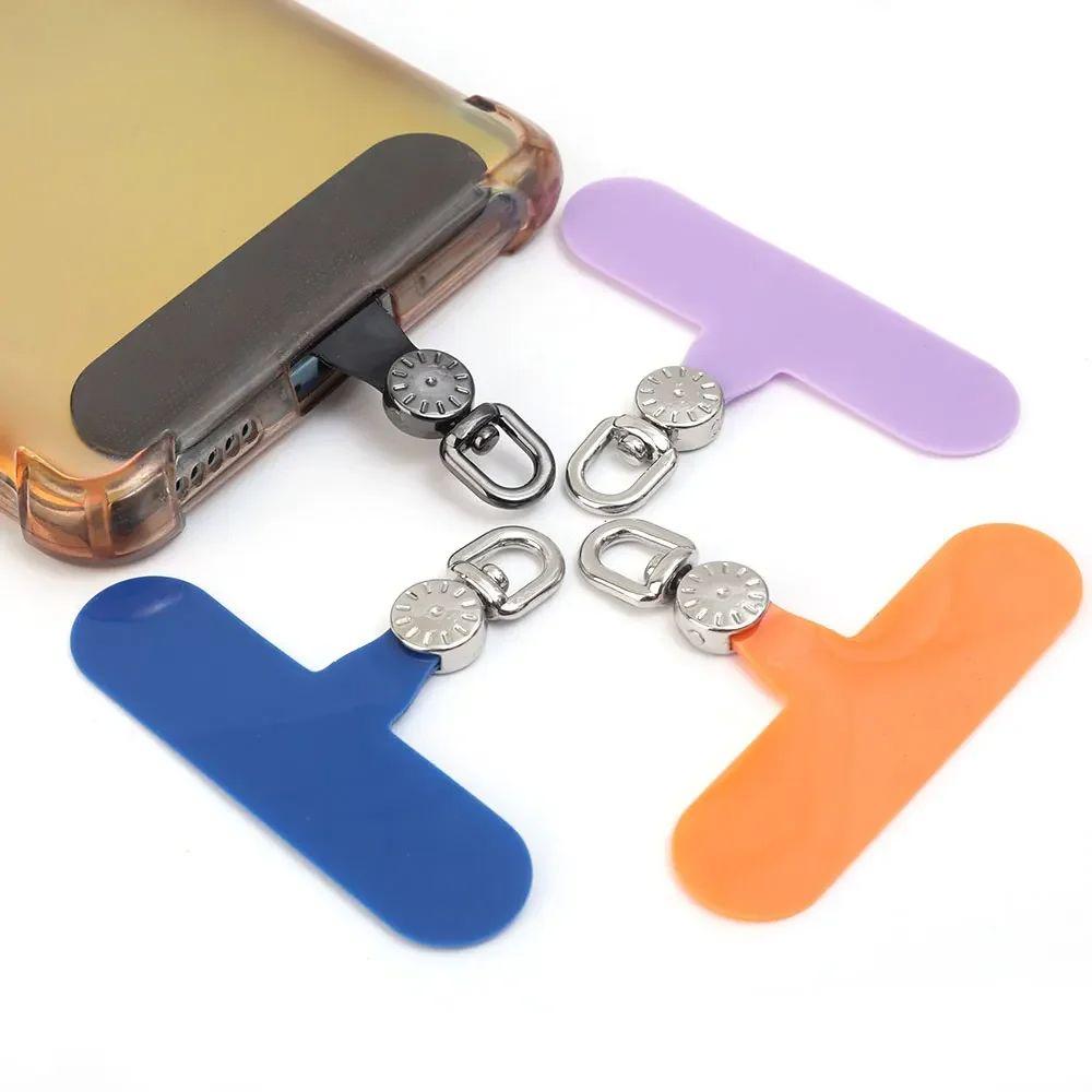 Hanging Cord Metal Phone Patch 360° Rotatable Phone Card Clip Phone Lanyard Gasket Replacement