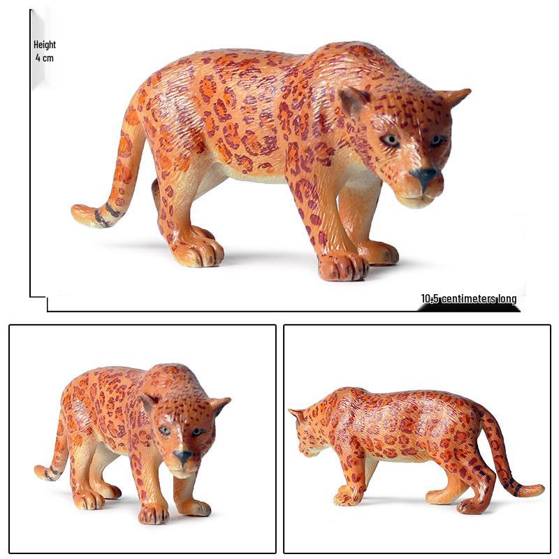 Набор фигурок диких животных: Ягуар, Гепард, Африканский Леопард для Детей