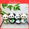 Bamboo Panda Cuddly Keychain Cartoon Children Backpacks Hanging Plush Dolls