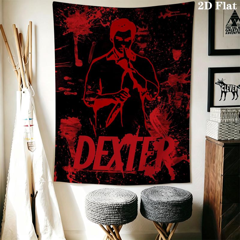 DEXTER Wall Tapestry Aesthetic Wall Hanging Printed Fabric Blanket Decorative Tapestries for Bedroom Living Room Home Decor