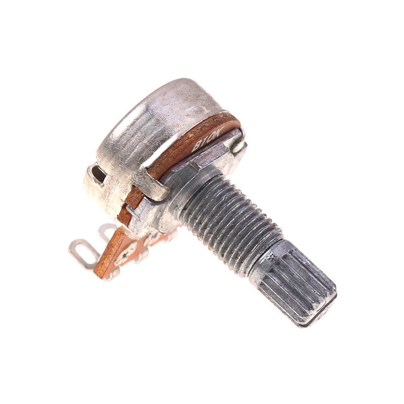 A500K B500K A250K B250K A50K B50K A25K B25K Потенциометр Шлицевой Маленький Пот Электрогитара Бас Эффект Усилитель Тон Громкость 18 Мм Вал Части