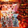 New Year Snowmen Snowflakes Gifts Box Merry Christmas Biscuit Bags Candy Treat Bag Xmas Candy Bags
