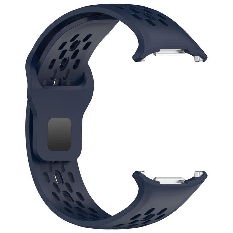 Спортивный силиконовый ремешок для Samsung Watch Ultra 2025 47 мм Дышащий мягкий браслет Ремешок для часов Galaxy Watch Ultra 7 47 мм Correa