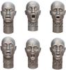 Mantis Miniature Headset 3 Fear Expressions 6 Types 2 Sizes 12 Pieces Resin Kit MAC47 1/35 General-purpose