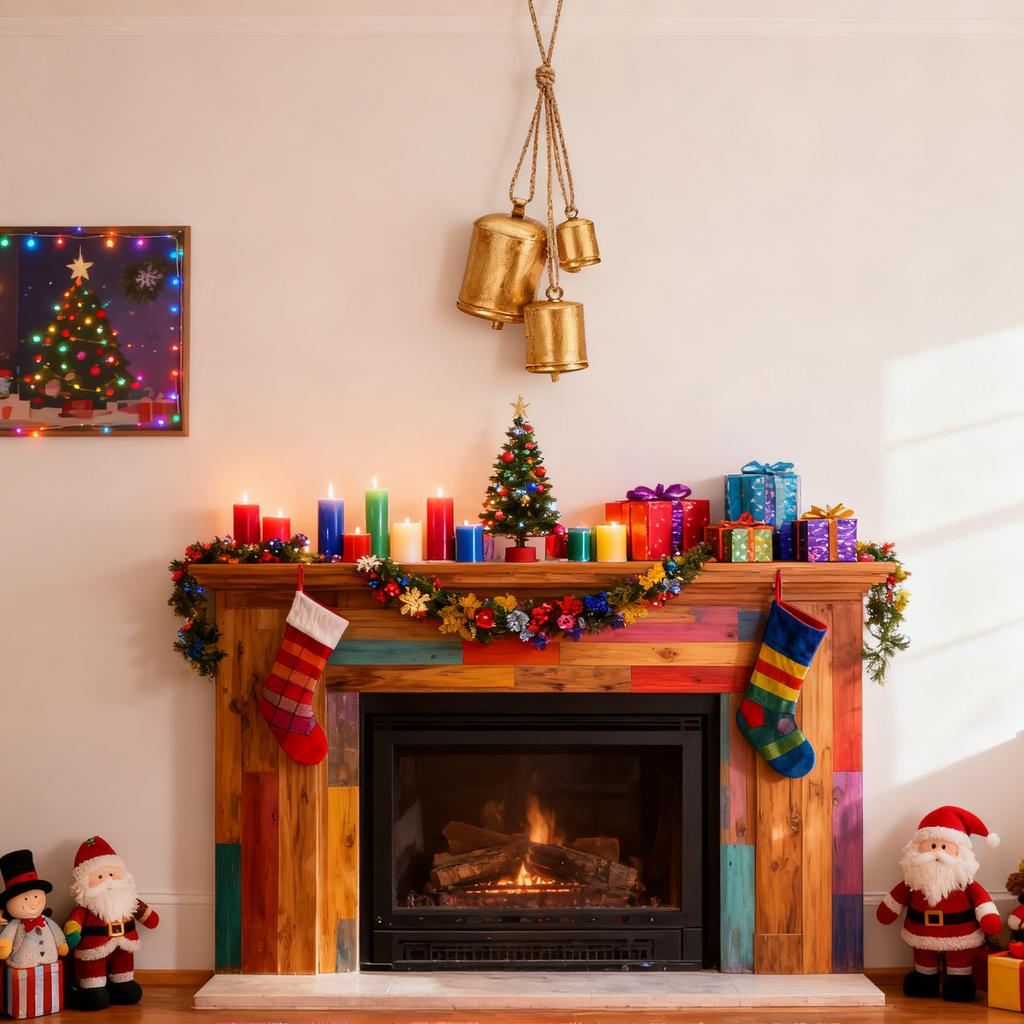 Набор из 3 рождественских украшений Рождественский колокольчик Латунный Корова Шебби-шик Деревенский Металлический Подвесной Гигантские коровьи колокольчики Декор Рождественские подарки