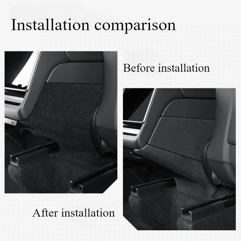 for Tesla Model Y/YL Juniper 2025 2026 Launch Anti-dirt Protective Pad Central Control Side Rear Console Underboard Anti Kick