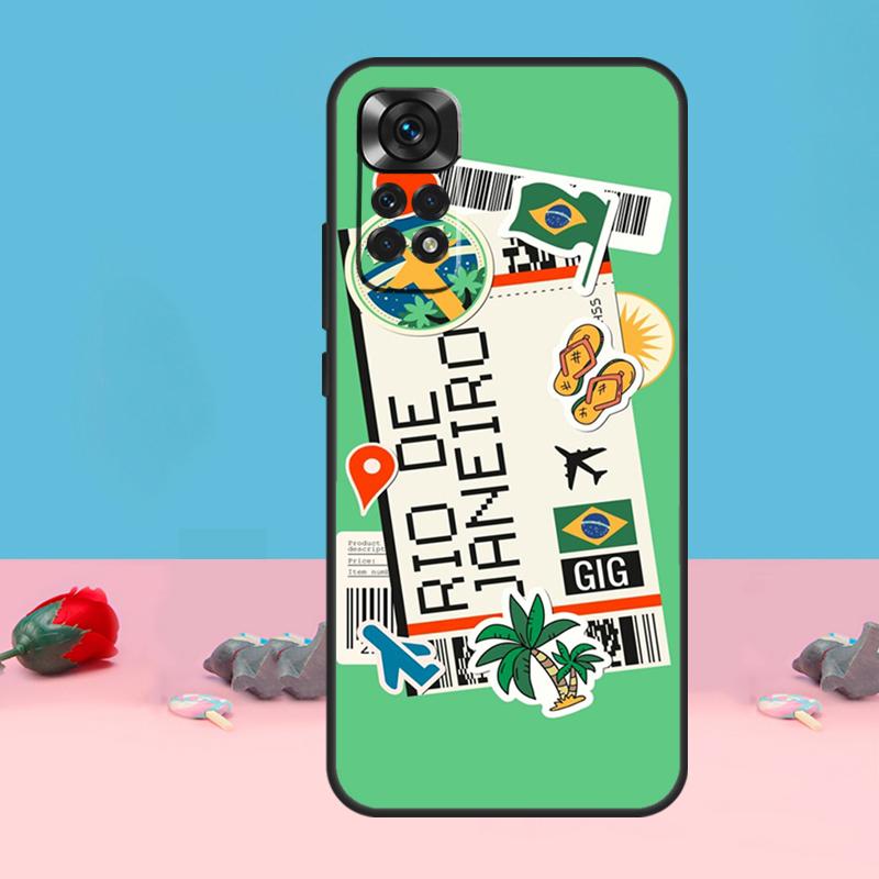 Чехол New York TOKYO Traveltickets для Xiaomi Redmi Note 12 10 11 13 14 15 Pro Plus Чехол для Redmi 15C 13C 12C 10C 14C 15