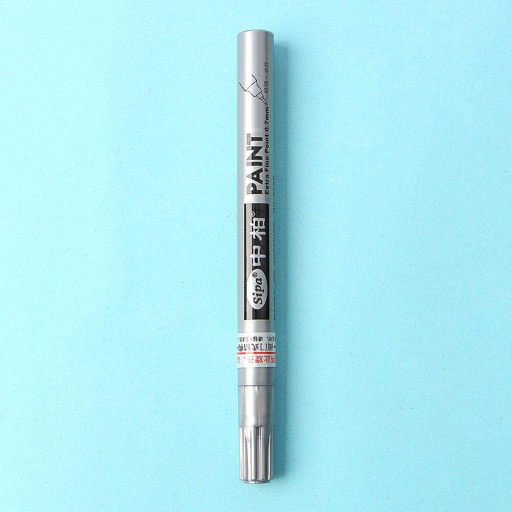 1 Pcs Metallic Marker 8 Colors To Choose 0.7mm Extra Fine Point Paint Marker Non-toxic Permanent Marker Pen DIY Art Marker