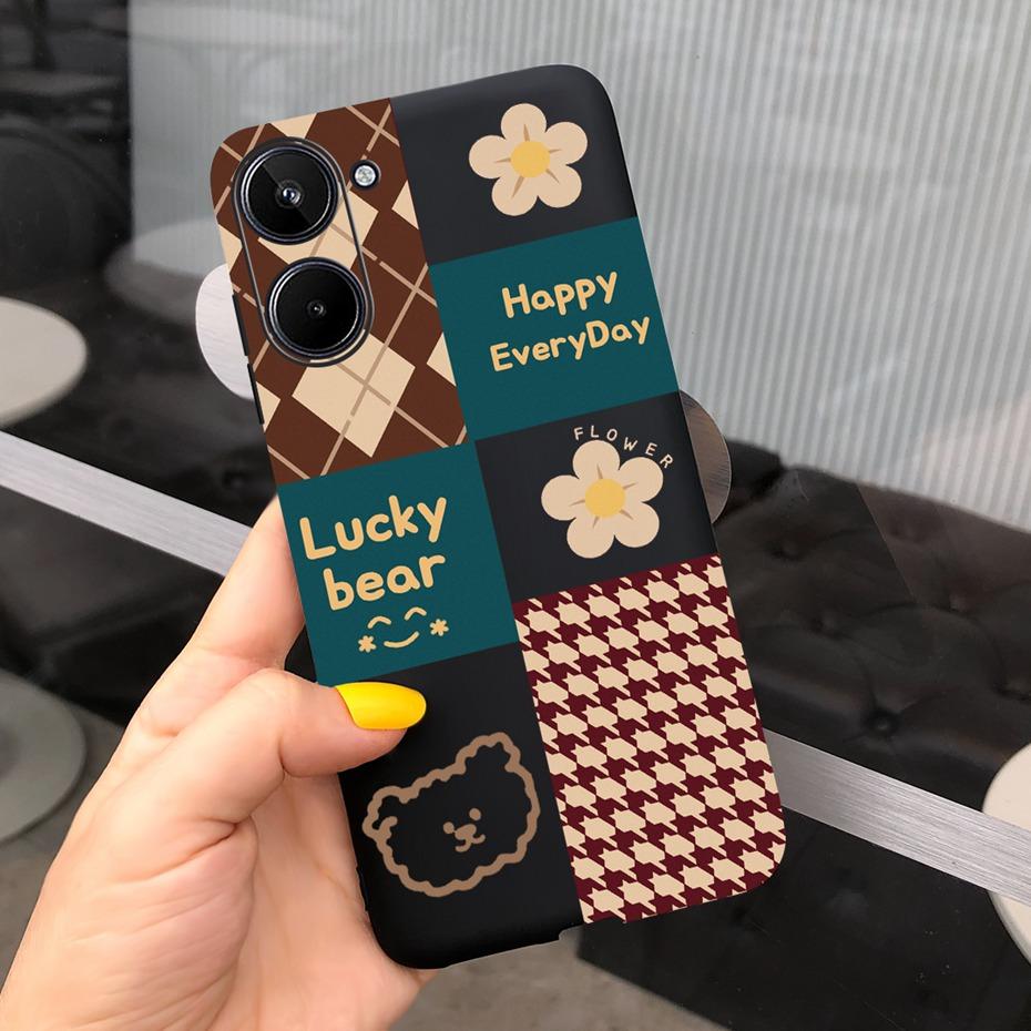Для Realme 10 2022 Милый Чехол из Желеобразного Силикона с Рисунком Для Realme10 RMX3630 Чехол Realme 10 4G Мягкие ТПУ Чехлы для Телефона