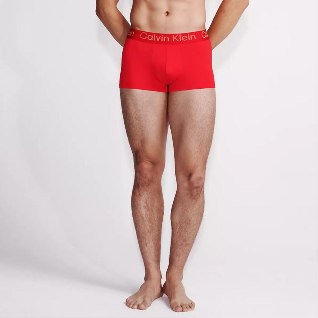 Calvin Klein Minimalist Comfortable Low Rise Underwear Men Underwear Red 40350MF-600
