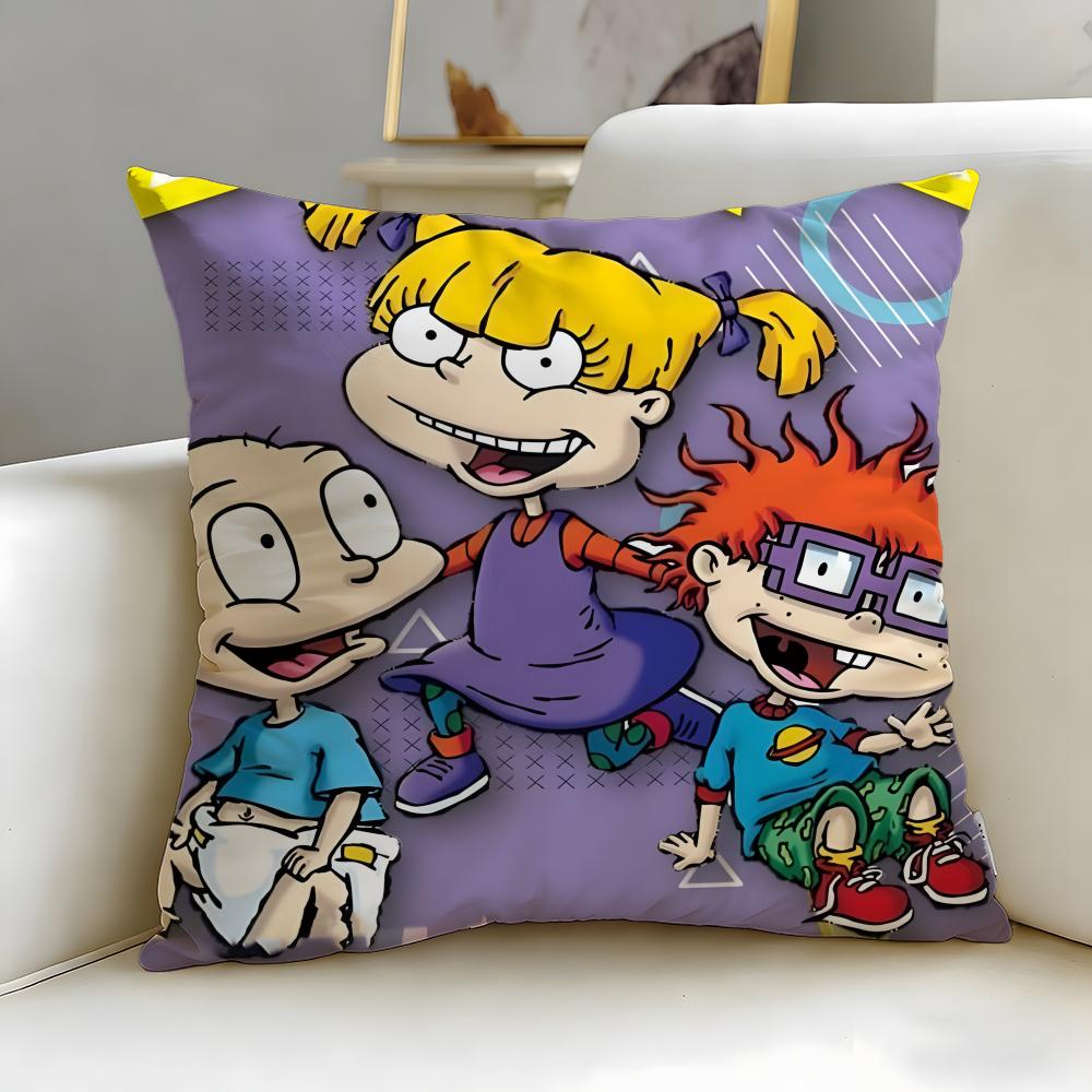 Классическая мультяшная наволочка Rugrats – Мягкая, легко стирается, универсальная для дивана, кровати, путешествий и офиса