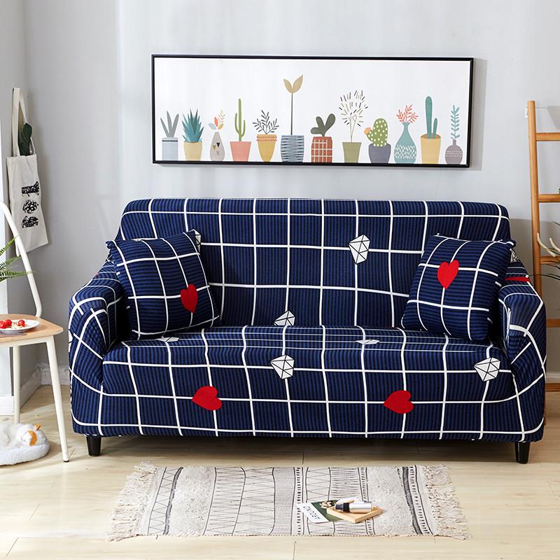 Geometric Sofa Slipcovers Elastic Sofa Covers for Living Room Funda Sofa Chair Couch Cover Sofa Towel Home Decor 1/2/3/4-seater