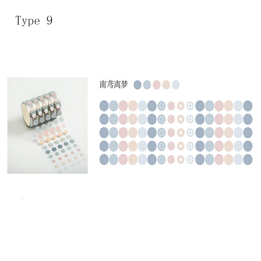 Принадлежности, круглые точки, печатная этикетка для дневника, декоративная лента Васи, бумажные ленты, наклейка для скрапбукинга