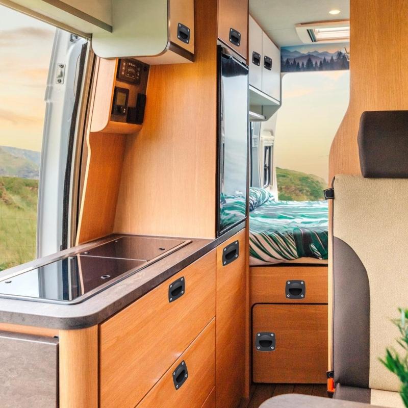 Pack Of 4 Marine Nylon Boat Hatches Pull Handles Corrosion Resistant Marine Hatches Lift Handles for Yachts & Sailboats