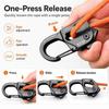 Stainless Steel Tent Rope Tensioner Aluminum Alloy Tarp Tightener  Outdoor Tool
