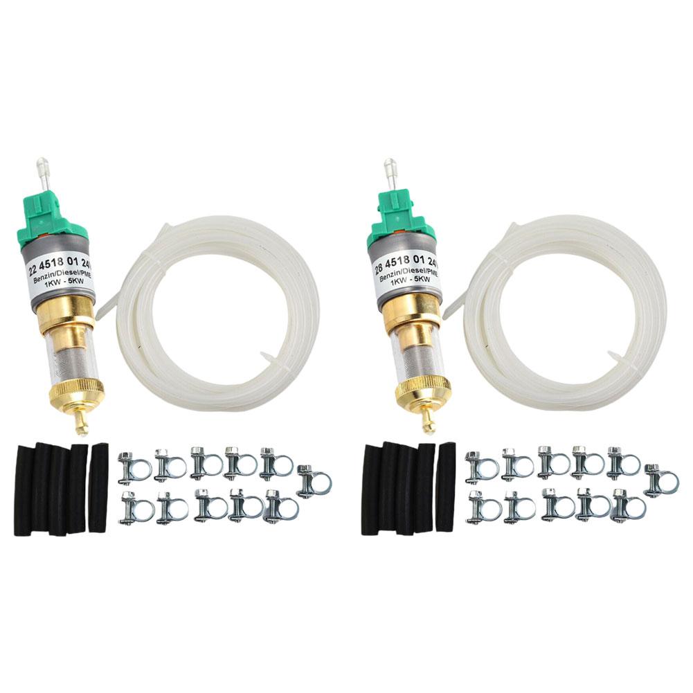 Универсальный сверхтихий 12 В дизельный нагреватель топливный насос шланговые зажимы набор для 1 кВт-5 кВт автомобильный воздушный нагреватель дизельный парковочный масляный насос