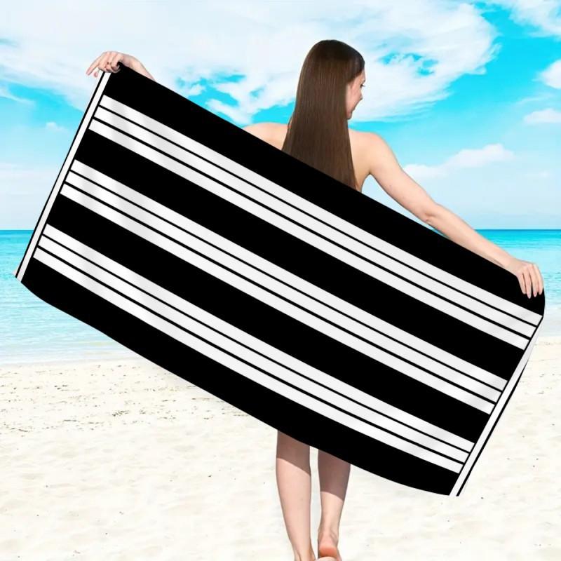 Premium Thickened Microfiber Beach Towel 250g Quick Dry Absorbent Adult Swim Pool Travel Gym Print Design