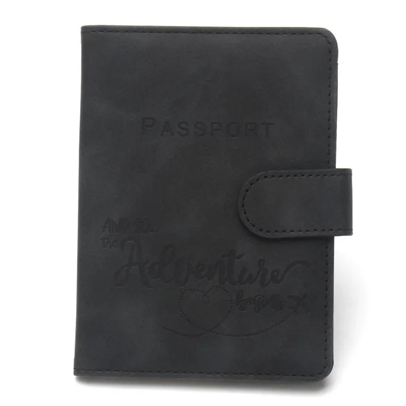 Унисекс зажим для авиабилетов держатель удостоверения личности кошелек дорожные аксессуары пряжка обложка для паспорта дорожные обложки для паспорта держатель для паспорта