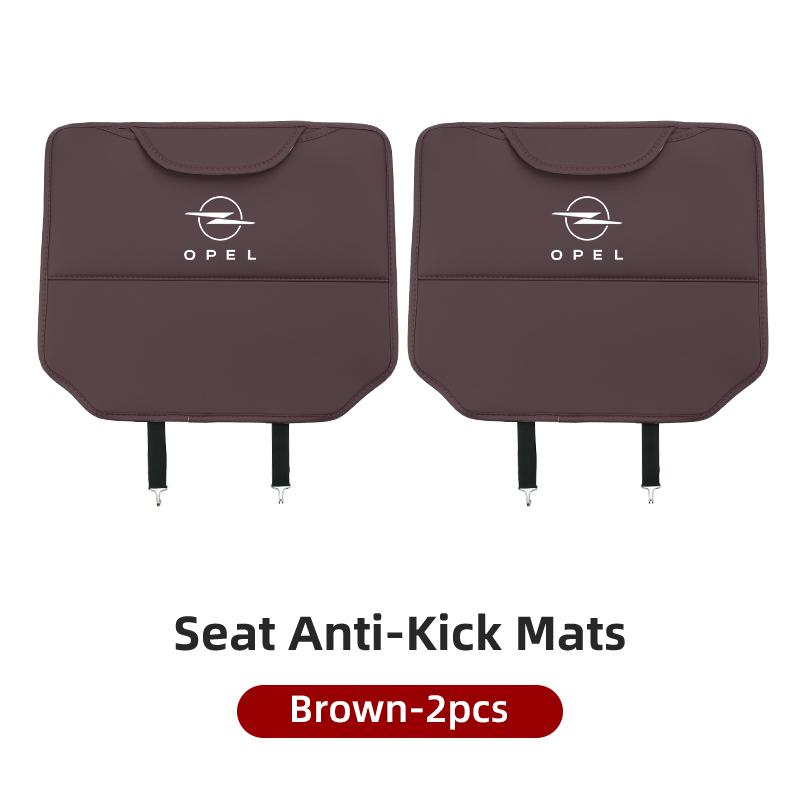 AAAYQ1 Car Seat Anti-Kick Pad Seatback Storage Protector Cover Accessories For Opel Astra Insignia Corsa Zafira Meriva Mokka Vivaro