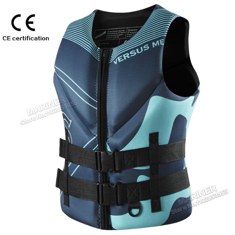 Страховочный жилет Wakesurf Comp Vest, одобрен CE, неопреновый спасательный жилет для вейк-серфинга, но отлично подходит для всех других видов водного спорта