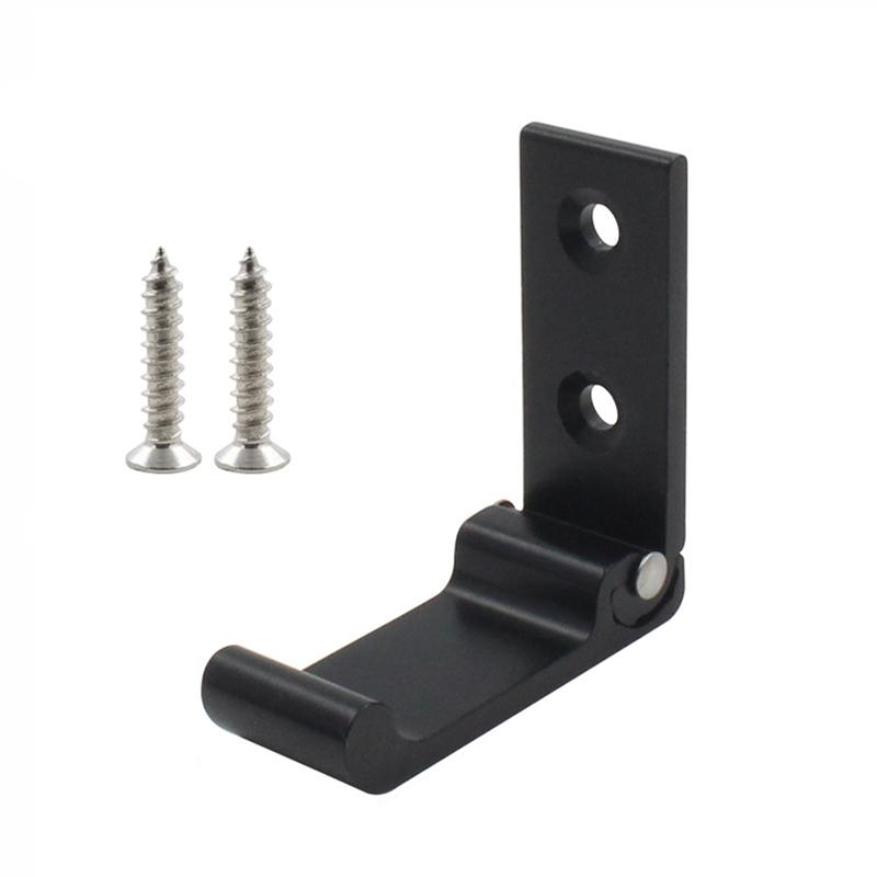 Folding Coat Hooks Wall Hooks for Hanging Coat Towel Hooks Hardware Heavy Duty Aluminum Alloy Headphone Holder Hooks