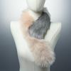 Пушистый женский шарф с воротником, шейный платок, зима-осень, теплые аксессуары из искусственного меха