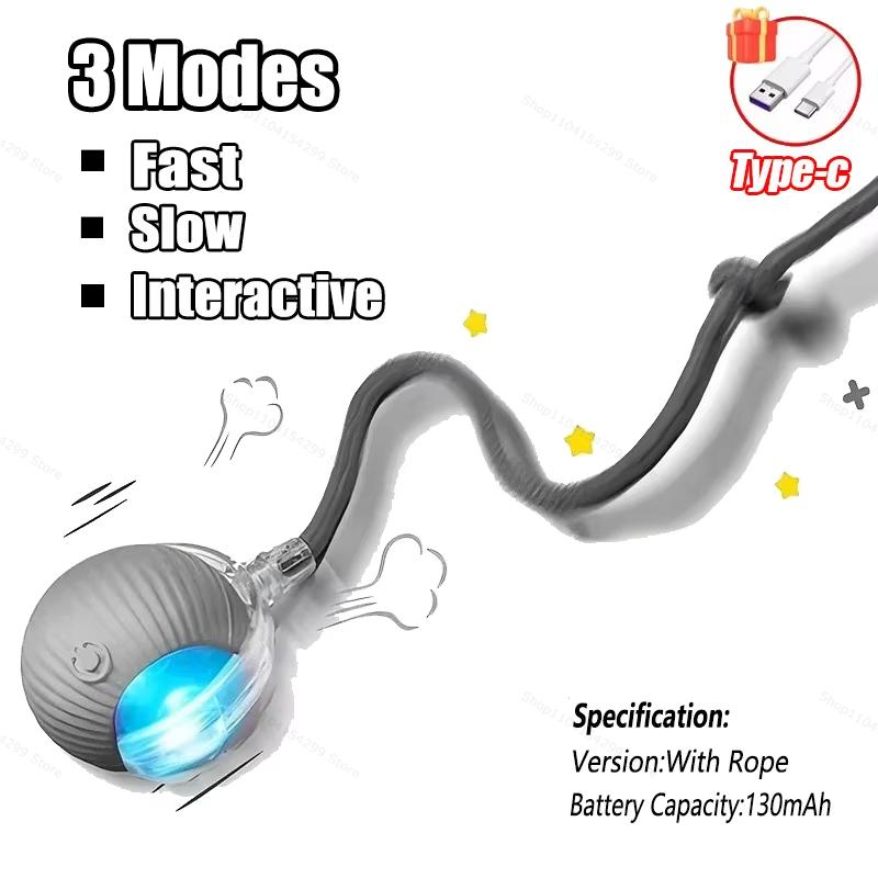 Интерактивные игрушки для кошек Перезаряжаемое колесо для тренировок кошек Интерактивная игрушка-двигатель для кошек Взаимодействие питомца с кошкой Автоматический вращающийся мяч