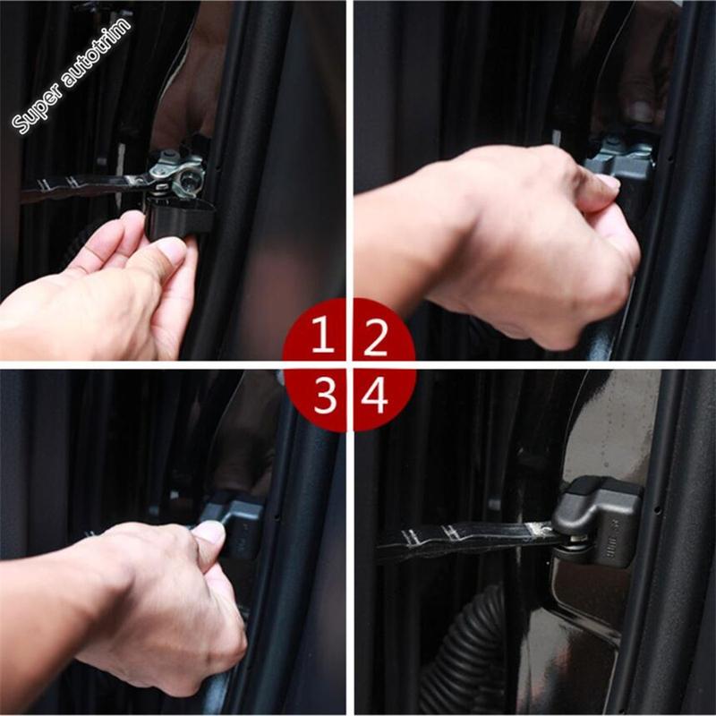 Car Door Stop Stopper Limit Buckle Protection Cap Cover Trim Accessories For Toyota Land Cruiser 250 Prado LC250 2024 2025 2026