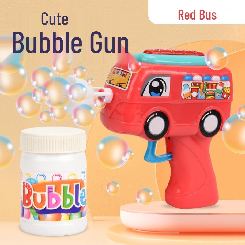 Dinosaur & Seahorse Bubble Gun - Kids' Summer Water Play Toy