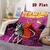 King Gizzard 2D Flat Pattern Flannel Blanket High quality All Seasons Warmth and Comfort Perfect for Christmas Gifts.NMT0928429