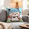 Character Yier Bubu Cushion Cover 1Pcs Decorative Covers Soft Cushion Case For Sofa Couch Decor 40X40 45X45 Pillowcases