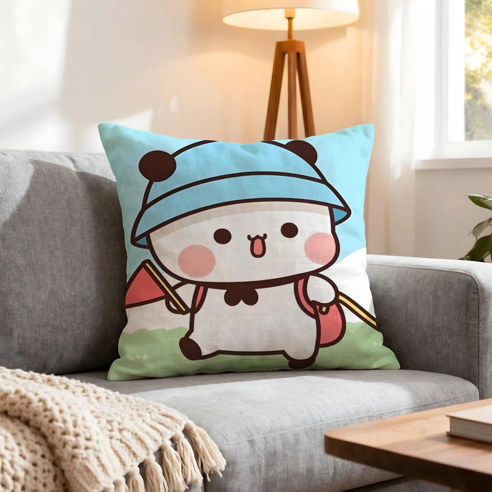 Character Yier Bubu Cushion Cover 1Pcs Decorative Covers Soft Cushion Case For Sofa Couch Decor 40X40 45X45 Pillowcases