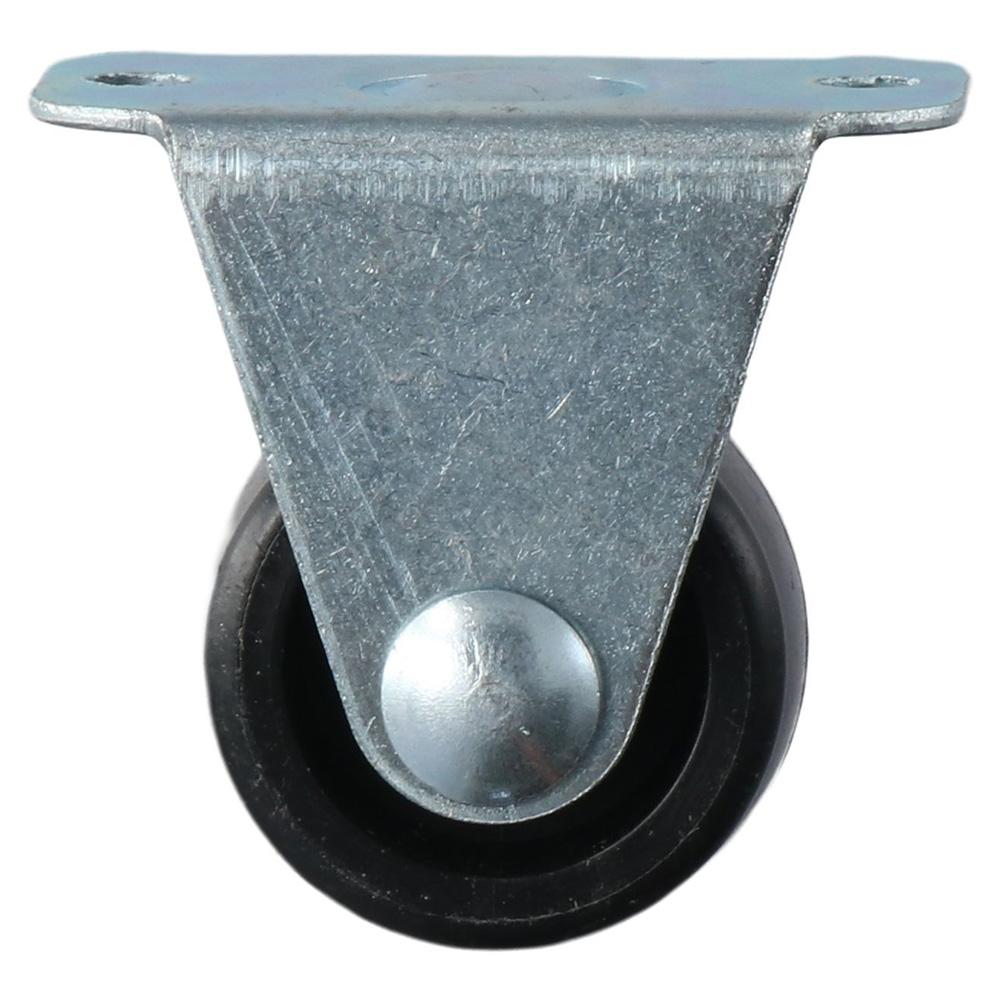 4 шт. черные резиновые колесики, маленькие колеса тележки, сверхмощные мебельные ролики, набор верстаков