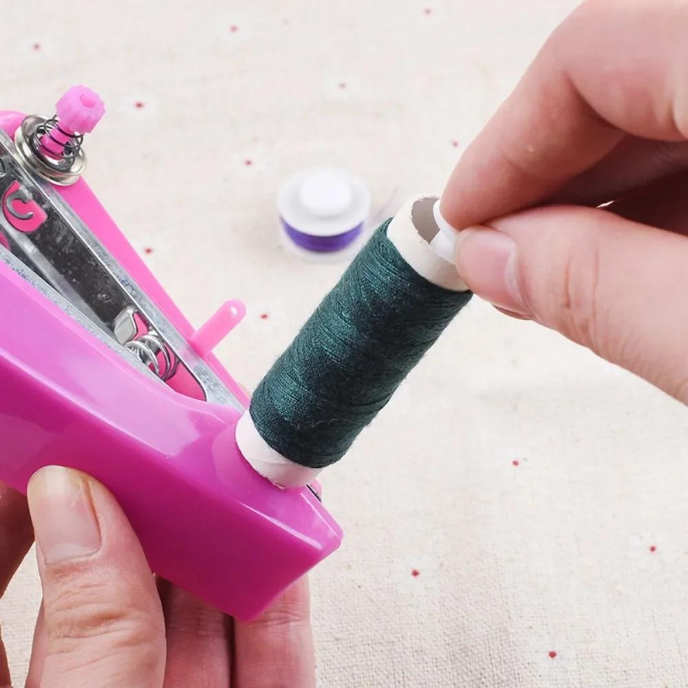 Новая компактная ручная карманная швейная машинка для творчества