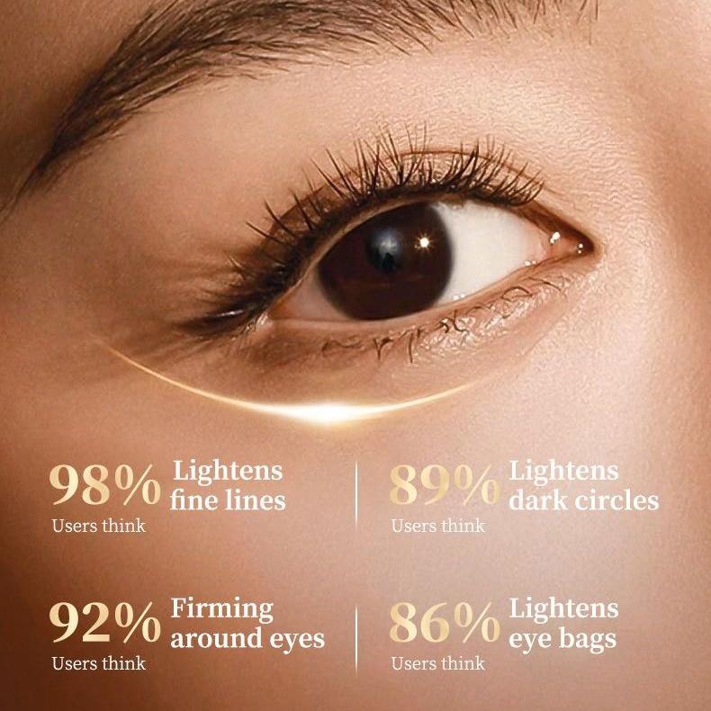 Крем для кожи вокруг глаз против морщин, осветляет мелкие морщинки, устраняет мешки под глазами, борется с темными кругами, омолаживающая сыворотка, укрепляет и осветляет кожу