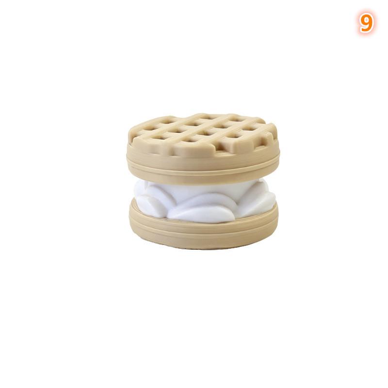 Calming Keychain Keys Finger Button Anti-Stress Toys Rabbit Cake Heart Waffles Funny Decompression Gifts For Children Adults