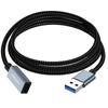 Двусторонний 10 Гбит/с Дата-стрип Чип Кабель для передачи данных USB 3.2 Адаптер-кабель USB Male на Type-C Female Gen2