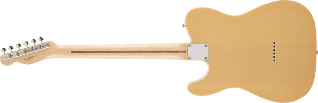Fender Электрогитара Сделано в Японии Традиционные 50-е Клен Butterscotch Blonde Telecaster®, Накладка грифа,